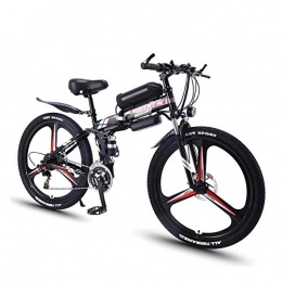 WHYTT Folding Electric Mountain Bike WHYTT 350W Folding Adult Electric Mountain Bike Snow Bikes, Removable 36V 8AH Lithium-Ion Battery for, Premium Full Suspension 26 Inch, Suitable for Traveling in The Wild City