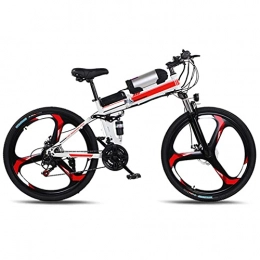 WPeng Bike WPeng Electric Mountain Bikes for Adults, Foldable MTB Ebikes for Men Women, Aluminum Alloy Frame, 250W 36V 8Ah All Terrain 26" Mountain Bike / Commute Ebike for Outdoor Cycling Travel Work Out, White