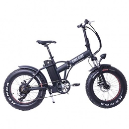 WXX Bike WXX 20 Inch Variable Speed Aluminum Alloy Folding Electric Bicycle LCD Dashboard Snow Beach Fat Tire Mountain Bike Suitable for Camping