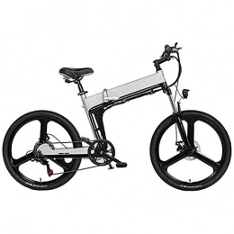 WXX Bike WXX Portable Folding Electric Mountain Bike, 24 Inches Electric Bicycle 48V10ah 480W Lithium Battery Mountain E-Bike, For Outdoor Cycling, 10AH