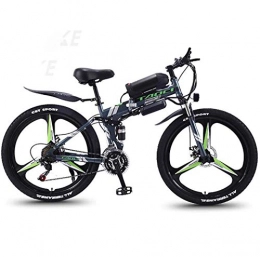 XXY-shop Summer Electric Bike, 26" Mountain Bike for Adult, All Terrain 27-speed Bicycles, 36V 30KM Pure Battery Mileage Detachable Lithium Ion Battery, Smart Mountain Ebike for Adult
