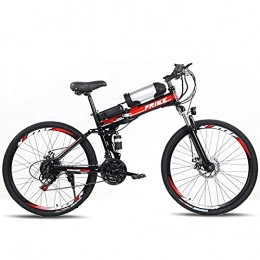 YDYBY Folding Electric Mountain Bike YDYBY 21 Speed Shifter Electric Bikes for Adult, 36V 250W Removable Lithium-Ion for Mens Outdoor Cycling Travel Work Out And Commuting