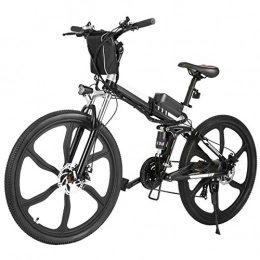 yichengshangmao Bike yichengshangmao 26 inch foldable power mountain bike with lithium ion battery fat electric