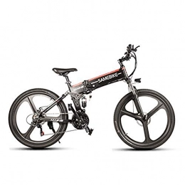 YOUSR Folding Electric Mountain Bike YOUSR 350W Moped Electric Bike Smart Folding Bike 10.4Ah 48V 30 Km / H Max Speed Light