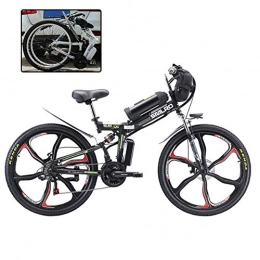 YXYBABA Folding Electric Mountain Bike YXYBABA 26" Electric Bike Adult Electric Mountain Bike, 350W 48V 20AH Powerful Motor Electric Bicycle with Removable Lithium-Ion Battery, Professional 21 Speed Gears