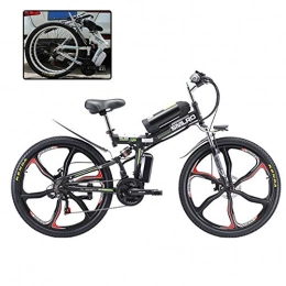 YXYBABA Folding Electric Mountain Bike YXYBABA 26'' Folding Electric Mountain Bike with Removable Large Capacity Lithium-Ion Battery 48V 8AH 350W Premium Full Suspension And 21 Speed Gears