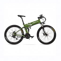 AA-folding electric bicycle Bike ZDDOZXC XT750 36V 12.8Ah Hidden Lithium Battery, 26" Folding Pedal Assist Electric Bike, Speed 25~35km / h, Mountain Bike, Suspension Fork, Pedelec.