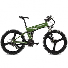 ZHANGYY Folding Electric Mountain Bike ZHANGYY XT750 Cool 26" Foldable Pedal Assist Electric Bike, Integrated Wheel, Adopt 36V 12.8Ah Hidden Lithium Battery, Speed 25~35km / h, Pedelec.
