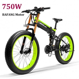 ZJGZDCP Folding Electric Mountain Bike ZJGZDCP 26inch Electric Mountain Bike With Removable Large Capacity Lithium-Ion Battery (48V 750W) Electric Bike 21 Speed Gear And Three Working Modes (Color : GREEN, Size : 750W)