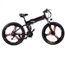 ZJZ Bike ZJZ 26'' Electric Bike, 350W Motor Folding Electric Bicycle with Removable 48V 8AH / 10AH Lithium-Ion Battery for Adults, 21 Speed Shifter Mountain Electric Bike