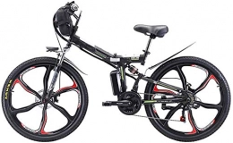 ZJZ Folding Electric Mountain Bike ZJZ 26'' Folding Electric Mountain Bike, 350W Electric Bike with 48V 8Ah / 13AH / 20AH Lithium-Ion Battery, Premium Full Suspension And 21 Speed Gears