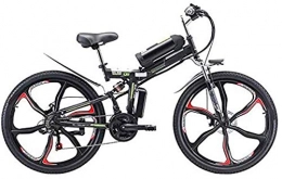 ZMHVOL Bike ZMHVOL Ebikes, 26'' Folding Electric Mountain Bike, Electric Bike with 48V 8Ah / 13AH / 20AH Lithium-Ion Battery, Premium Full Suspension And 21 Speed Gears, 350W Motor ZDWN (Size : 8AH)