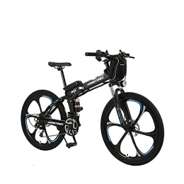 ZOSUO Folding Electric Mountain Bike ZOSUO Bicycle Integrated E-Bike Foldable 26 Inch 350W Adult Outdoor Electric Bicycle Mountain Bike Shimano 21-Speed Transmission with 36V10ah Battery Electric Moped