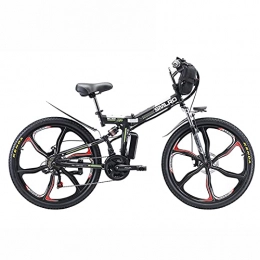 ZOSUO Folding Electric Mountain Bike ZOSUO E-Bike Foldable Bicycle Integrated 26 Inch Wheel 350W Adult Outdoor Electric Bicycle Mountain Bike Shimano 21-Speed Transmission with 48V13ah Battery Electric Moped