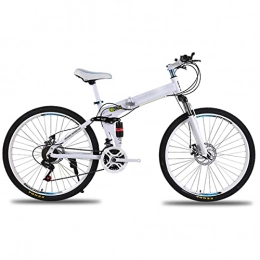 BaiHogi Bike BaiHogi Professional Racing Bike, Folding Bike, Foldable Mountain Bicycle, Adult Mountain Bikes, Folding Outroad Bicycles, 21 * 24 * 27-Speed, 24 * 26-inch Wheels Outdoor Bicycle