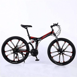 baozge Bike baozge Variable Speed Folding Mountain Bike 24 inch 26 inch Adult Student Variable Speed Mountain Bike Student Bicycle Soft Tail C 24 inch 21 Speed B 26 inch 27 Speed-26 inch 24 speed_E