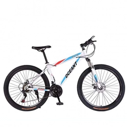 BXU-BG Folding Mountain Bike BXU-BG Outdoor sports Mountain Bike Folding Bikes, 21Speed Double Disc Brake Suspension Fork AntiSlip, OffRoad Variable Speed Racing Bikes for Men And Women (Color : A, Size : 26 inch)