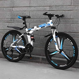 Clothes Bike CLOTHES Commuter City Road Bike 24 / 26 Inch Folding Mountain Bike, Full Suspension Road Bikes with Dual Disc Brakes, Outroad Mountain Bike, 21-27 Speed MTB Bicycle for Men / Women Unisex