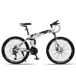 Dapang 26" 27-Speed Folding Mountain Trail Bicycle, Compact Commuter Bike, Shimano Drivetrain for Adult,YouthBoys and Girls,1,24Speed