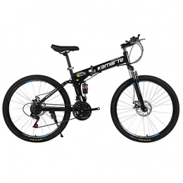DJFUGFH 24 Inch Fold up Bikes for Adults and Teenagers,City Mountain Bike,Portable Comfort Lightweight Bicycle