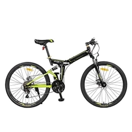 DULPLAY Bike DULPLAY Foldable Mountain Bikes, Alloy Frame Road Bicycles, 24 Speed 26 Inch Wheels Utility City Bicycle, For Men's Student C 24 Speed 26 Inch