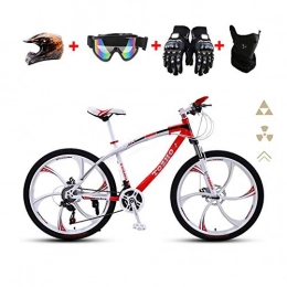 WHYTT Folding Mountain Bike Foldable Bicycle for Adults Fashion Damping Bicycle, Bicycle with Spoke Wheel, Unisex, for Sports Outdoor Cycling Travel Commuting, Spring Fork (low-grade Without Damping), 24 Speed*26