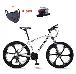 WFGZQ Folding Mountain Bike Foldable Mountain Bike 26 Inches MTB Bicycle with 3 Cutter Wheel, High-Carbon Steel Hardtail Mountain Bike with Shock-Absorbing Front Fork, Suitable for Traveling in The Wild City, 27 speed
