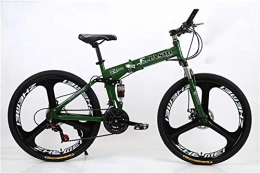 Folding Bikes for Adults Foldable Bicycle Exercise Mountain Kids' Bmx Cycling-equipment Adult Student, 24/26 Inches, 21/24/27 Speed (26 inches * 27 speed,O)