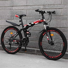 GMZTT Bike GMZTT Unisex Bicycle Mountain Bicycle for Adults Soft Tail MBT Bicycle High Carbon Steel Full Suspension Frame Folding Bicycles Dual Disc Brakes Mountain Bicycle