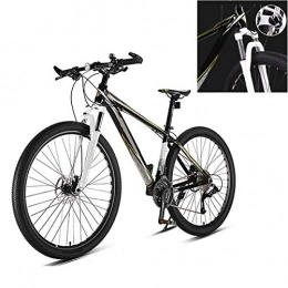 GUOHAPPY Folding Mountain Bike GUOHAPPY Suitable for Height 165Cm-195Cm, 29-Inch Mountain Bike, 33-Speed Shock Absorber, Load-Bearing 330Lbs, with A Variety of Gifts, black yellow