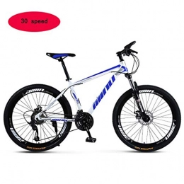 GWFVA Folding Mountain Bike GWFVA 24 Speed Mountain Bike, 26 Inch with High Carbon Steel Frame, Dual Disc Brakes And Travel Front Suspension Fork Adult Bike