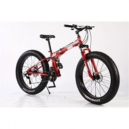 Hmvlw Bike Hmvlw Mountain Bike Two-wheeled Shock-absorbing Mountain Bike, Folding Bike, Off-road Variable Speed Bicycle, Male And Female Student Youth Bicycle (Color : Red)