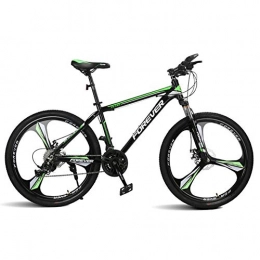 Hxx Folding Mountain Bike Hxx Folding Mountain Bike, 24" Unisex Shock Absorber Bicycle 24 Speed Double Disc Brake Aluminum alloy Frame Cross Country Bicycle Slip Wear Tire, Green