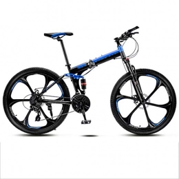 JW Folding Mountain Bike JW Foldable Bicycle Variable Speed Double Shock-absorbing Mountain Bike 26-inch Bicycle For Men And Women, 24-speed / 27-speed