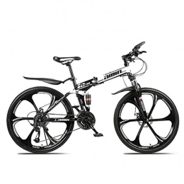 JW Off-road Double Shock-absorbing Mountain Bike Bicycle 26-inch One-wheel Foldable Mountain Bike, 21-speed/27-speed
