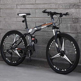 JXINGY Bike JXINGY 26 Inch Adult Mountain Bike Thickened Carbon Steel Frame Dual Disc Brakes Folding Outroad Bicycles Adult Student Mountain Bike