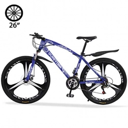 LFDHSF Folding Mountain Bike LFDHSF 24 Speed Mens Mountain Bike 26 Inch Front Suspension Hybrid Bikes Carbon Steel Bicycles with Double Hydraulic Disc Brake
