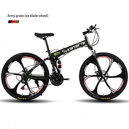 LHY Bike LHY 26 Inch Mountain Bikes, Dual Disc Brake Hardtail Mountain Bike, Bicycle Adjustable Seat, High-Carbon Steel Frame, 21Speed, Black, D, 24 inch 27 speed