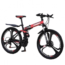 Liangzi Folding mountain bike 24 inch 26 inch 21/24/27 variable speed dual disc brake bicycle