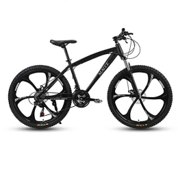 LILIS Bike LILIS Mountain Bike Folding Bike Adult MTB Bicycle Road Bicycles Mountain Bike For Men And Women 24In Wheels Adjustable Speed Double Disc Brake (Color : Black, Size : 24 speed)