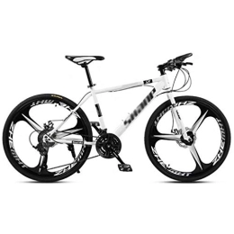 LILIS Bike LILIS Mountain Bike Folding Bike Mountain Bike Road Bicycle Men's MTB 21 Speed 24 / 26 Inch Wheels For Adult Womens (Color : White, Size : 26in)