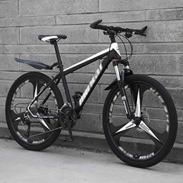 DKZK Bike Mountain Bike, 24 / 26 Inch Road Racing Double Suspension Front Fork Integral Bicycle 21 / 24 / 27 / 30 Variable Speed High Carbon Steel Bicycle