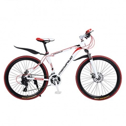 GWFVA Folding Mountain Bike Mountain Bike, 26 Inch Wheels Hard Tail Bike with PVC And All Aluminum Pedals And Rubber Grip, High Carbon Steel And Aluminum Alloy Frame, Double Disc Brake