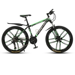  Folding Mountain Bike Mountain Bike, mountain Trail Bike High Carbon Steel Folding Outroad Bicycles, Bicycle Full Suspension Gears Dual Disc Brakes, B-26inch21speed