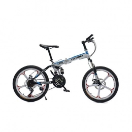 Mountain Bikes Folding Mountain Bike Mountain Bikes Bicycle Foldable Bicycle Road Bike Variable Speed Bike Variable Speed Bike 20 inches load bearing 85kg (Color : Red, Size : 150 * 60 * 80cm)
