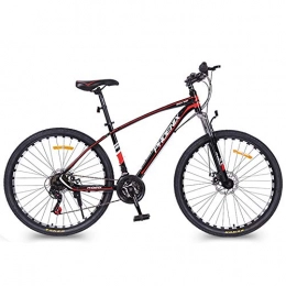 Hxx Bike Mountain Folding Bicycle, 26" Double Disc Brake High Carbon Steel Bicycle Suspension 24 Speed Unisex Variable Speed Mountain Bike Is Fast And Easy To Carry, A