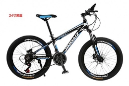 backpacke Bike Mountain oil brake variable speed bicycle aluminum alloy 30 speed mountain bike-30 speed black blue_26 inch