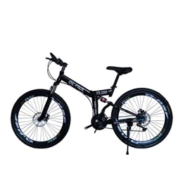 Mrzyzy Mountain Bike 26-inch 21/24/27/30 Speed Soft Damping Disc Brake 3 Wheels, 6 Wheels Adult Variable Speed Bicycle (foldable) (Color : 1, Size : 21 speed)
