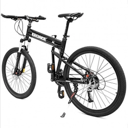 NBWE Folding Mountain Bike NBWE 26 Inch Folding Mountain Bike Bicycle Adult Off-Road Aluminum Alloy Shock Absorber Bicycle 30 Speed Male Commuter bicycle