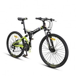 NBWE Folding Mountain Bike NBWE Folding Mountain Bike Bicycle Shifting Double Shock Absorption Soft Tail Off-Road Student Racing Male Adult 26 inches Commuter bicycle